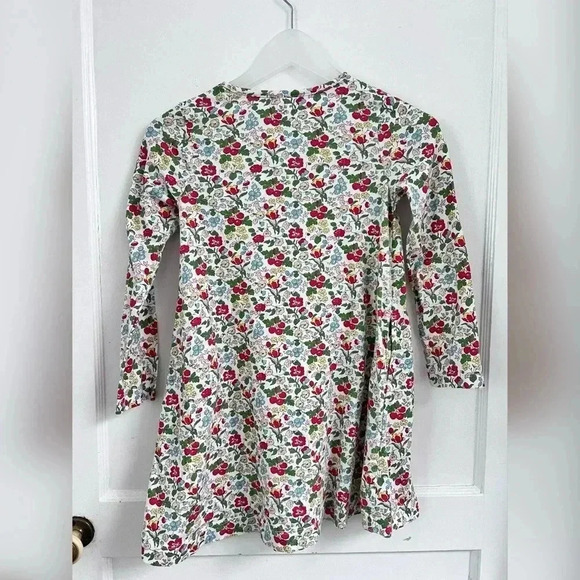 Mini Boden Big Appliqué Jersey Dress-Ivory Autumn Berry Unicorn Size 7-8 years - Picture 4 of 4